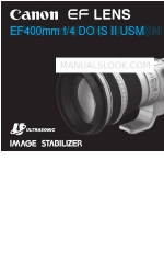 Canon EF 400mm f/4 DO IS USM Gebruiksaanwijzing