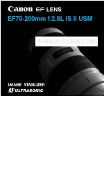 Canon EF 70-200mm f/2.8L IS II USM Instructie