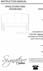 Dorel Signature DA6402BG-K Manual de instruções