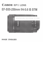 Canon EF-555-250mm f/4-5.6 IS STM Manual de instrucciones