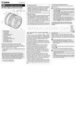 Canon EF-M Instructions