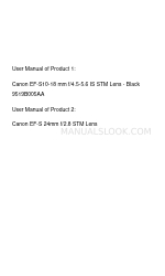 Canon EF-S10-18mm f/4.5-5.6 IS STM Посібник користувача