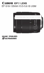 Canon EF-S18-135mm f/3.5-5.6 IS STM Manual do utilizador