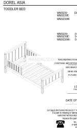 Dorel WM3239E Instrukcja montażu