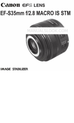 Canon EF-S35MM F/2.8 MACRO IS STM Інструкція з експлуатації