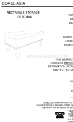 Dorel Asia 0-65857-16977-5 Manual