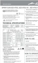 Air Gunsa AZ3 HTE2 Manual de instrucciones