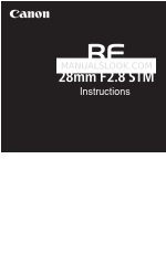 Canon RF 28mm F2.8 STM Anleitung Handbuch