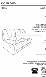 Dorel Asia 18066-DC-S Folheto de instruções