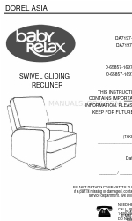 Dorel Asia Baby Relax DA7197-GR Instruction Booklet