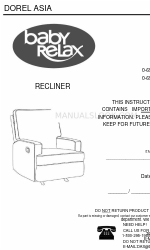 Dorel Asia Baby Relax Salma DL80511-GR Instruction Booklet