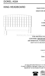 Dorel Asia DA4015HK-BR Manual