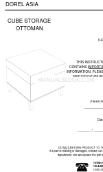 Dorel Asia DA6391 取扱説明書