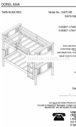 Dorel Asia DA7519E Manuale di istruzioni per il montaggio