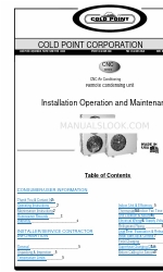 Cold Point CNC series Manual de instalação, operação e manutenção