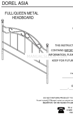 Dorel Asia WM5278Q Assembly Instruction Manual