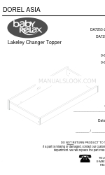 Dorel Asia baby ReLaX Lakeley Changer Topper DA7253-2E 매뉴얼