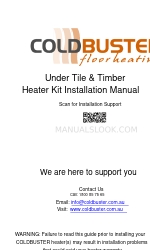 COLDBUSTER FLOORHEATING Timber 설치 매뉴얼