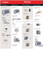 Canon 7611A001 - S 330 Color Inkjet Printer 설정 지침