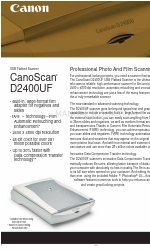 Canon CanoScan D2400UF Informazioni tecniche