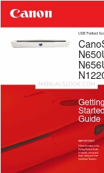 Canon CANOSCAN N1220U Getting Started Manual