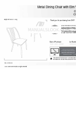 Dorel Home Products C028102 Manuel d'instructions de montage