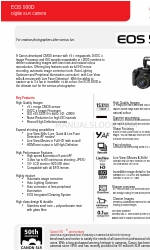 Canon EOS 500D Specifiche tecniche