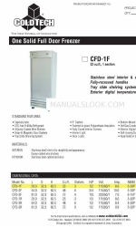 ColdTech CFD-1F Spezifikationen