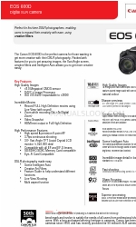 Canon EOS 600D Технічні характеристики