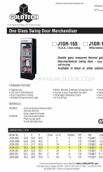 ColdTech J1GR-15S Specifications