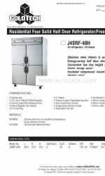 ColdTech J4SRF-40H Specifications