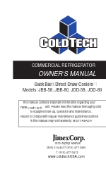 ColdTech JBB-80 Manuale d'uso