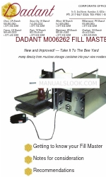 Dadant Fill Master M006262 매뉴얼