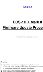 Canon EOS-1D Mark II Digial Manuale di aggiornamento