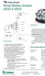 Cole Hersee 48525 Quick Start Manual