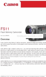 Canon FS11 パンフレット