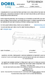Dorel Living 0-65857-19483-8 Інструкція з експлуатації