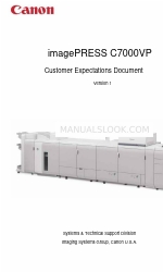 Canon imagePRESS C7000VP Series Klantverwachtingsdocument