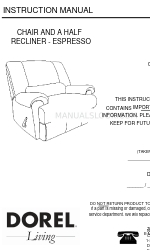 Dorel Living DA3138 Manual de instruções