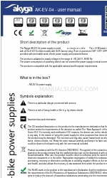 Akyga AK-EV-04 Руководство пользователя