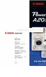 Canon PowerShot A10 브로셔 및 사양