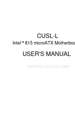 Asus 815 User Manual