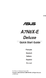 Asus A7N8X-E Deluxe (French) Guía De Inicio Rápido