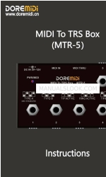 DOREMIDI MTR-5 Инструкции