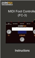 DOREMIDI FC-3 Petunjuk Manual