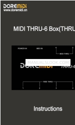 DOREMIDI MIDI THRU-6 Box Petunjuk