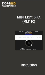 DOREMIDI MIDI light box Руководство по эксплуатации