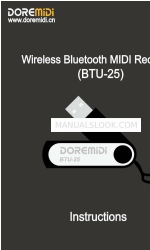 DOREMIDI BTU-25 지침