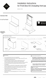 Colebrook Bosson Saunders AV/VC One AVS/021/FB1 Manuale di istruzioni per l'installazione