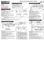 Dorex 1900 Series Instruções de instalação